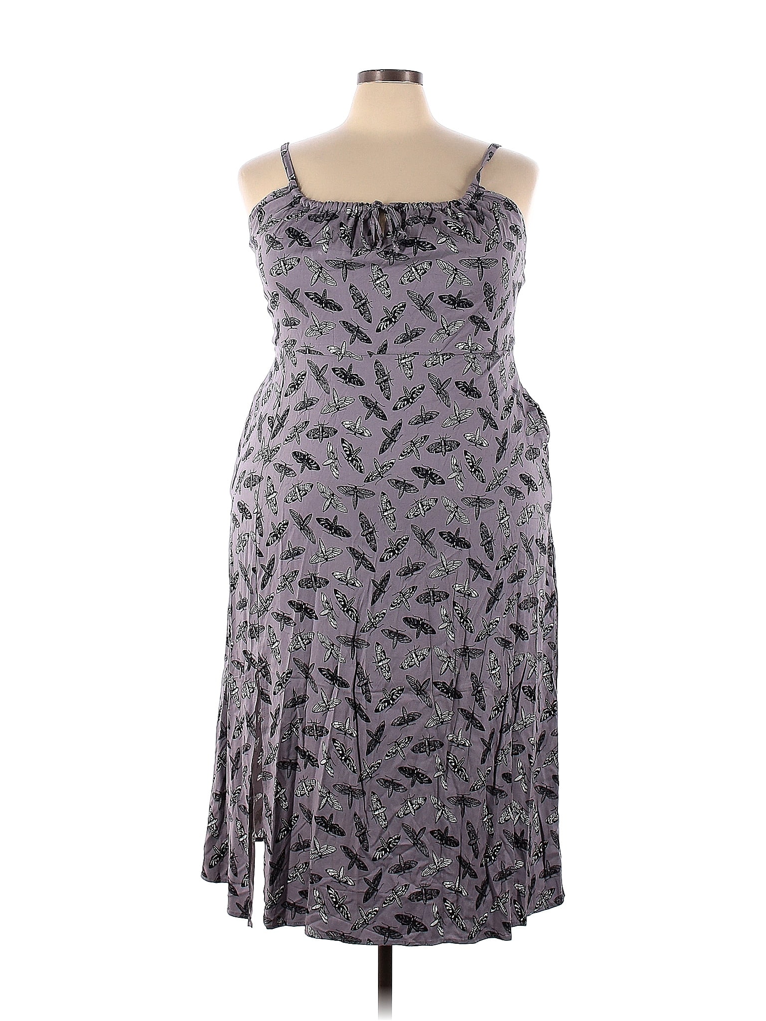 Robe Truth & Fable - Coupe A-Line - Taille XS - Gris - Neuf Avec étiquettes - Pour Soirée