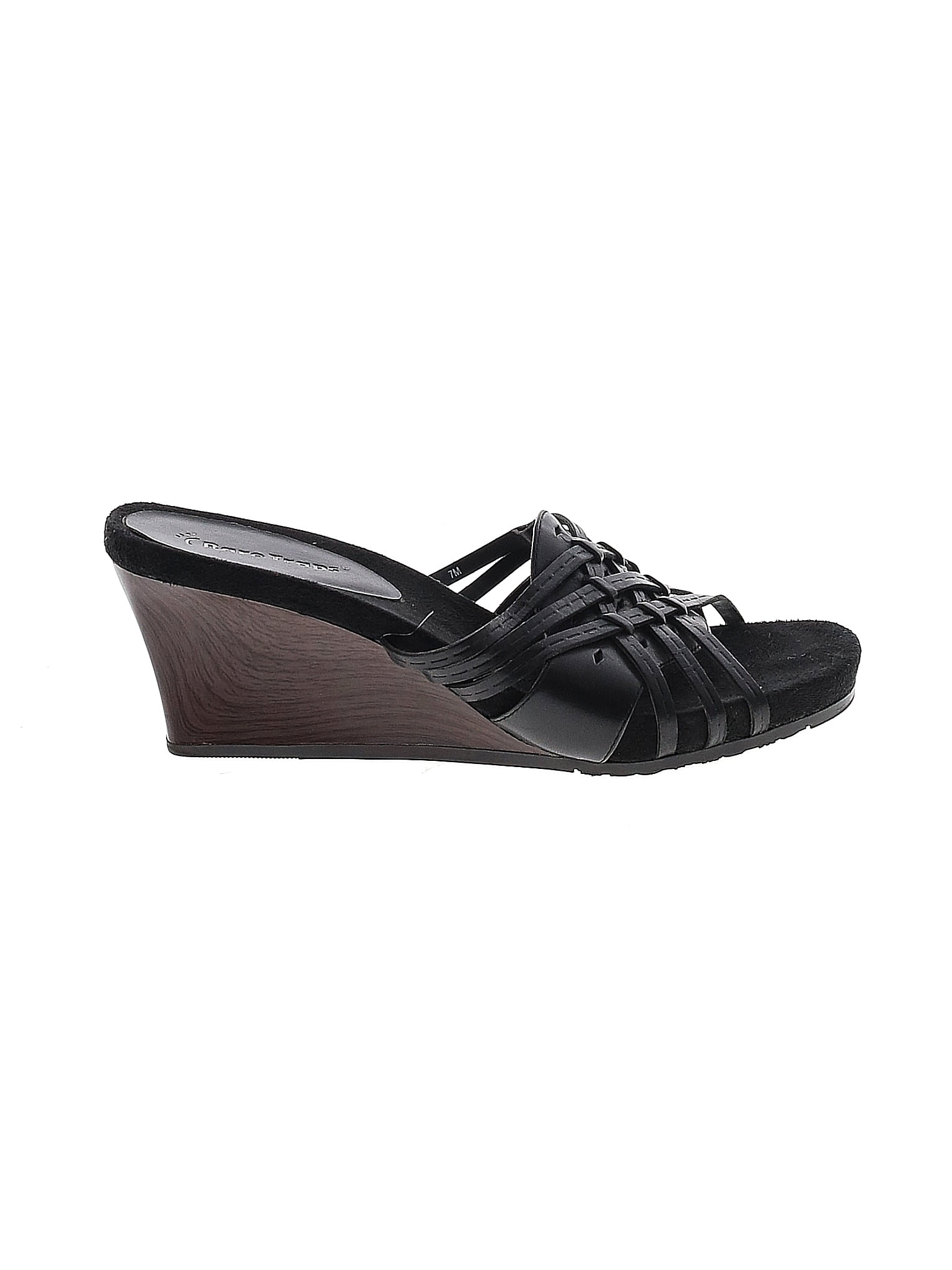 Bare Traps Black Sandals Size 7 - 44% off | thredUP