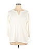 T by Talbots White Ivory 3/4 Sleeve Top Size XL - photo 1