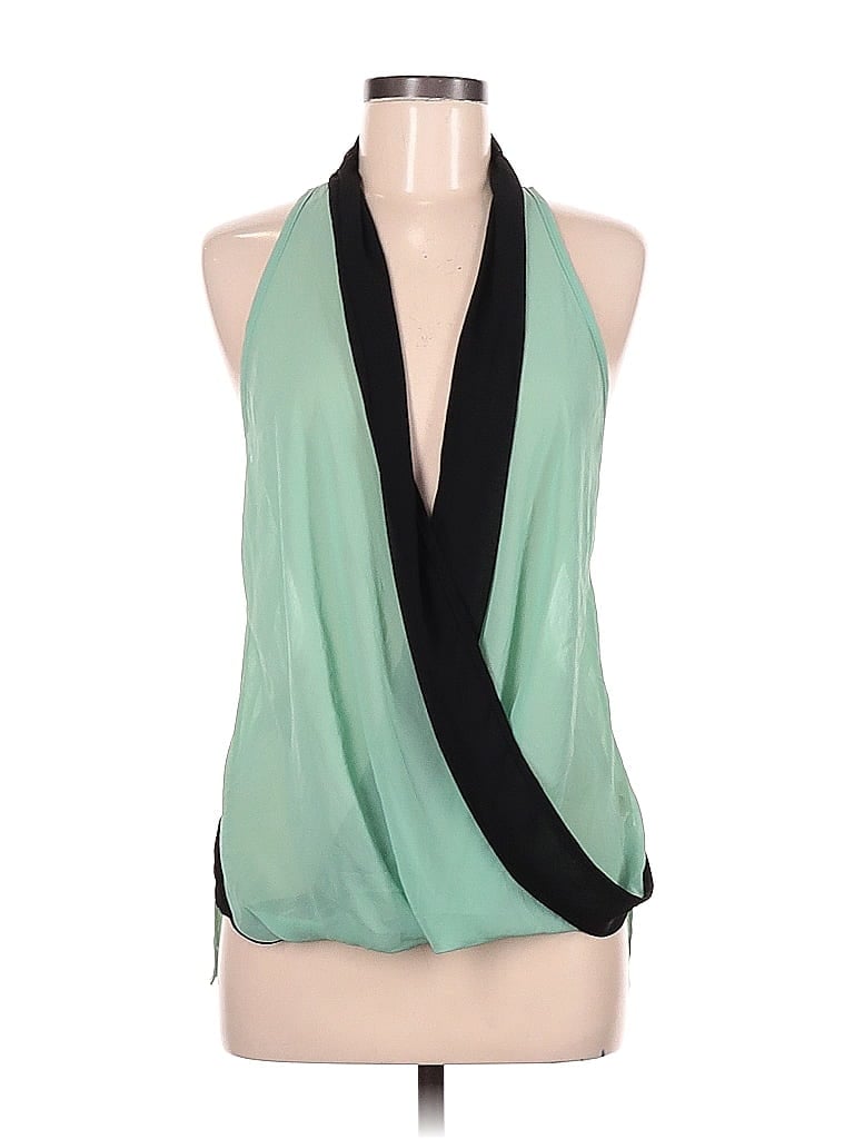 Final Touch 100% Polyester Green Sleeveless Blouse Size M - 65% off ...