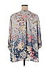 Catherines 100% Polyester Floral Multi Color Gray Long Sleeve Blouse Size 3X (Plus) - photo 2