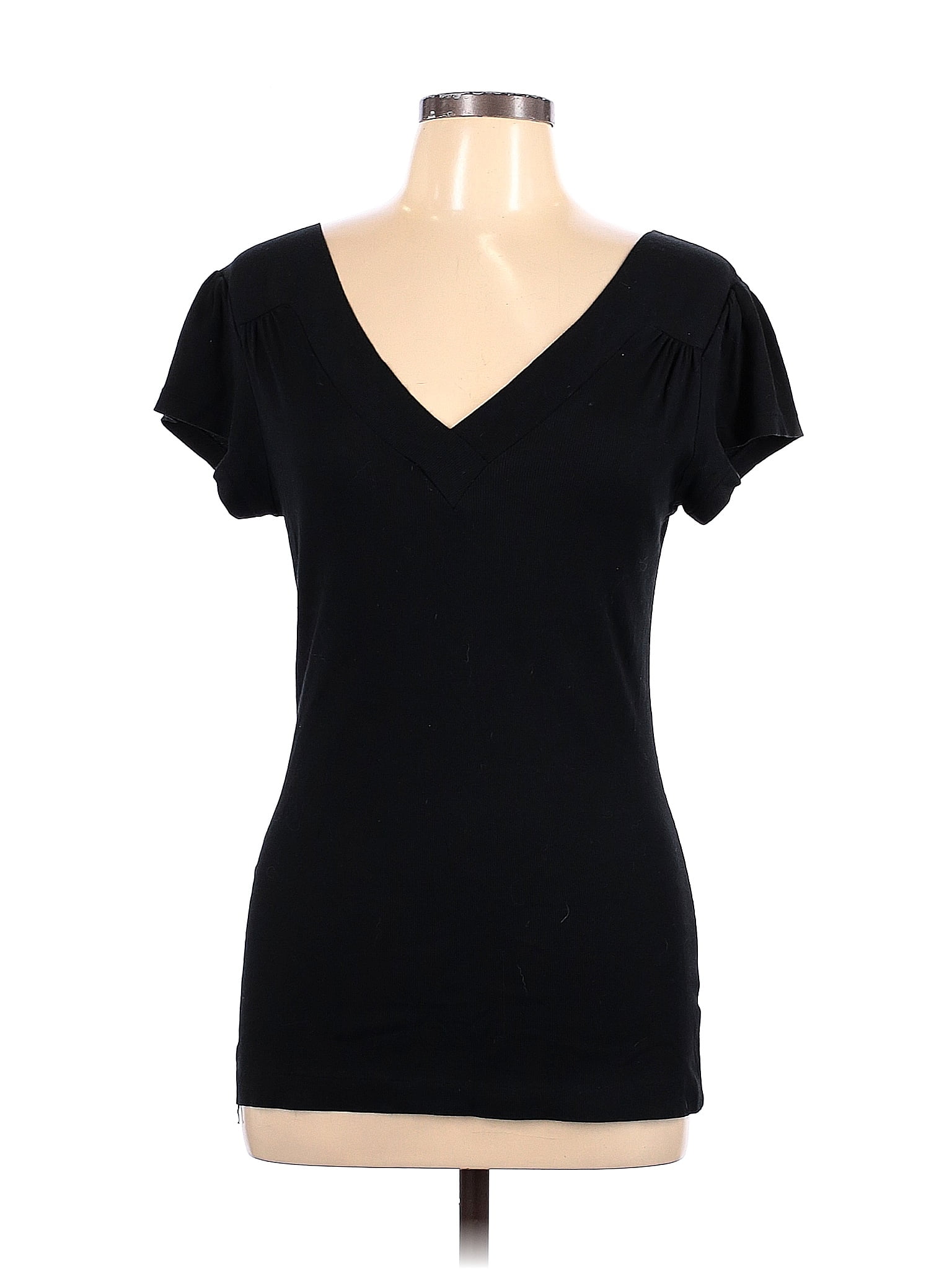 Banana Republic Black Short Sleeve T Shirt Size L 78 Off Thredup