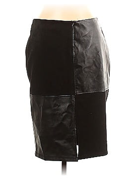 Essentials Faux Leather Skirt (view 2)
