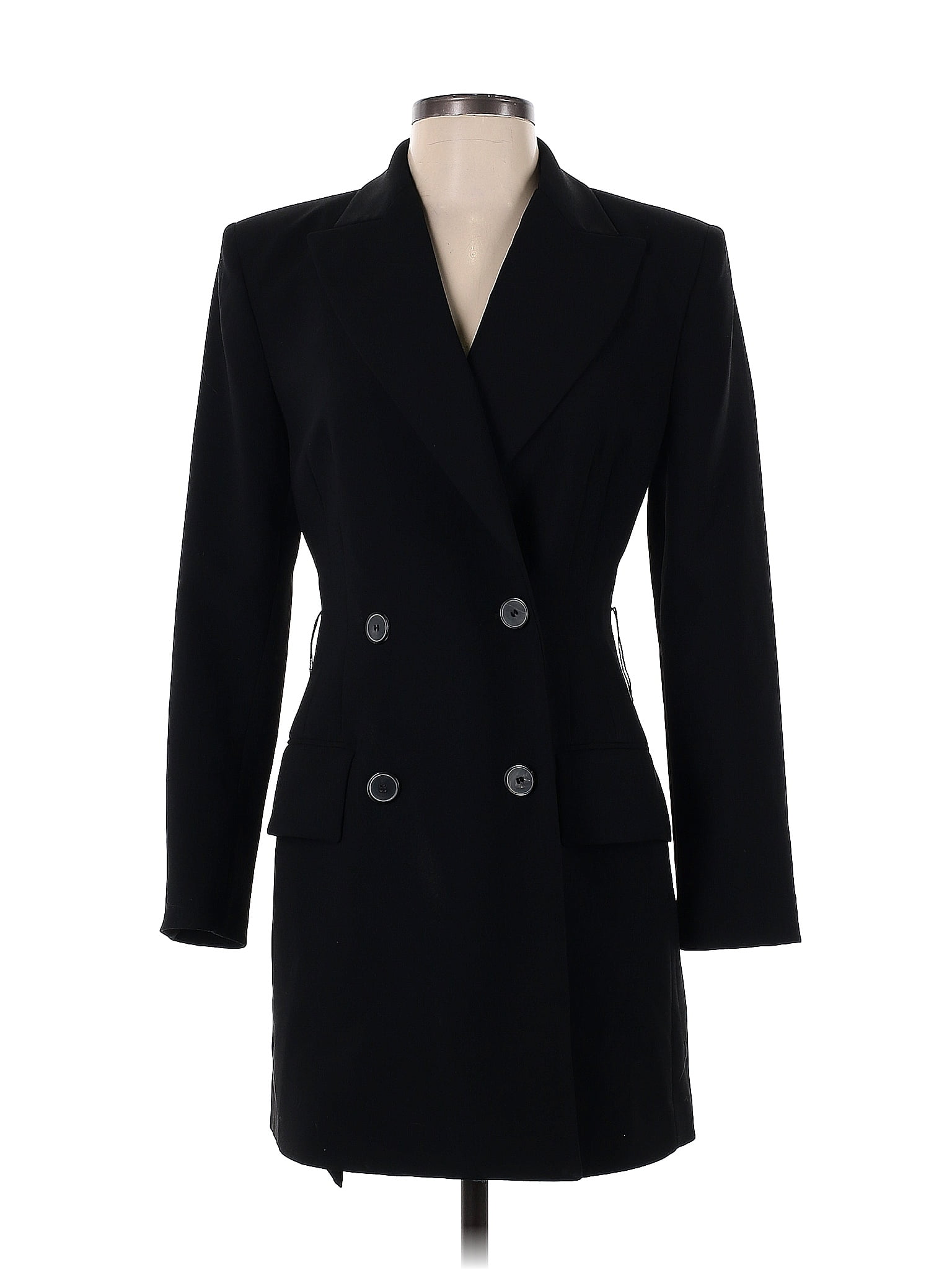 Zara Black Coat Size S 40 off thredUP