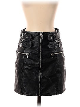 Topshop Faux Leather Skirt (view 1)