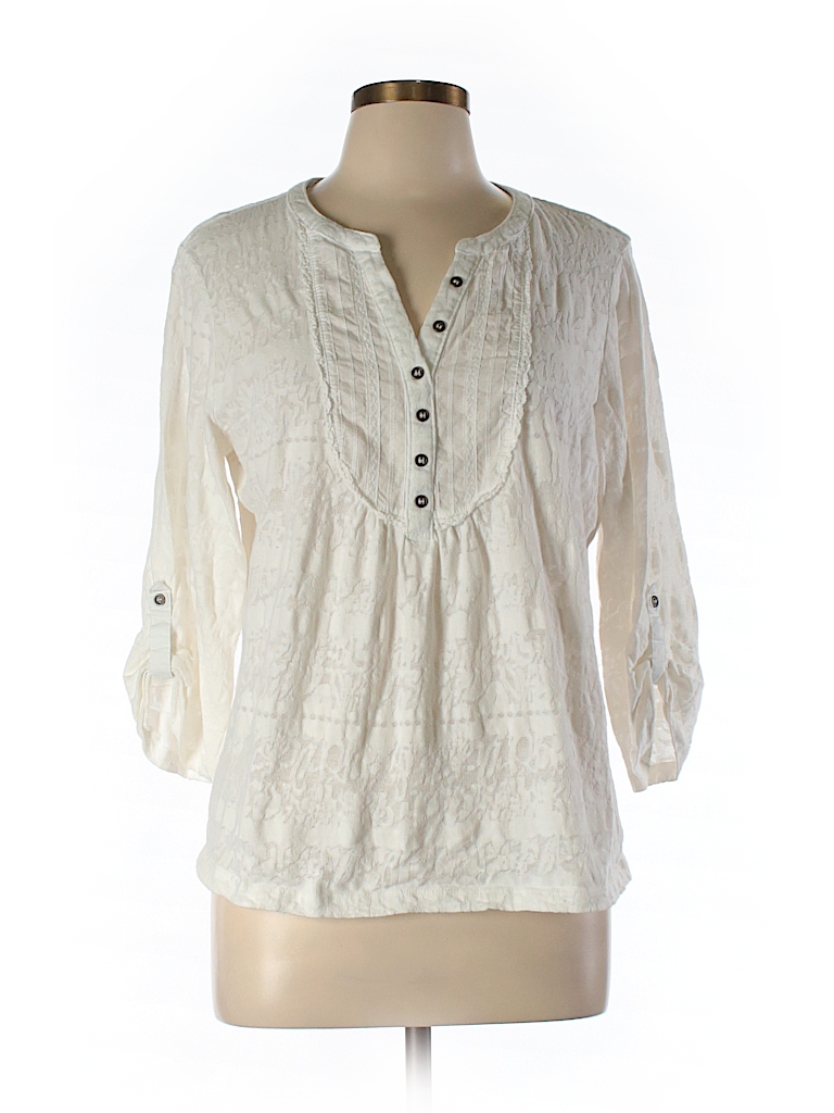 St. John's Bay 3/4 Sleeve Blouse - 63% off only on thredUP