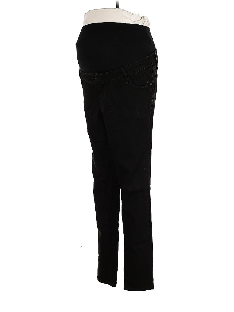 Old Navy - Maternity Solid Black Jeans Size 12 (Maternity) - photo 1