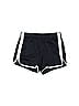 Justice Active 100% Polyester Color Block Solid Black Athletic Shorts Size 10 - photo 1
