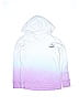 Justice Active 100% Cotton Graphic Ombre White Pullover Hoodie Size 10 - photo 1