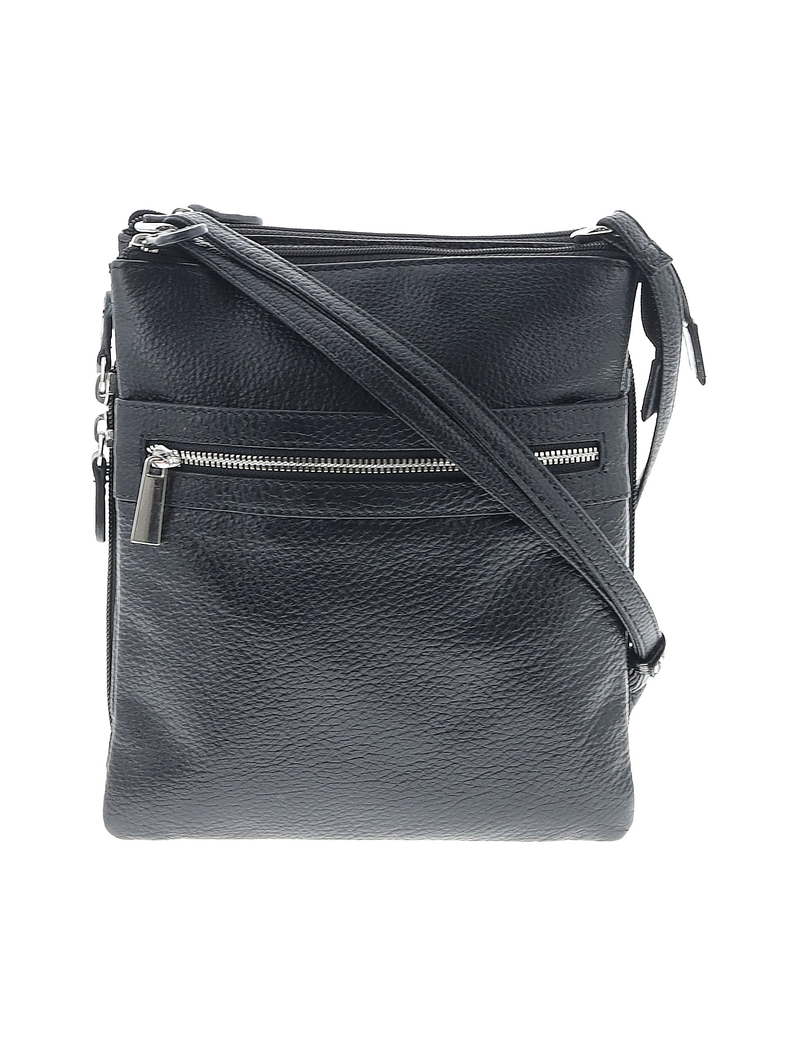 Giani Bernini Gray Leather Crossbody Bag One Size - 71% off | thredUP