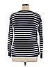 Seraphine Color Block Stripes Blue Long Sleeve T-Shirt Size XL (Maternity) - photo 2
