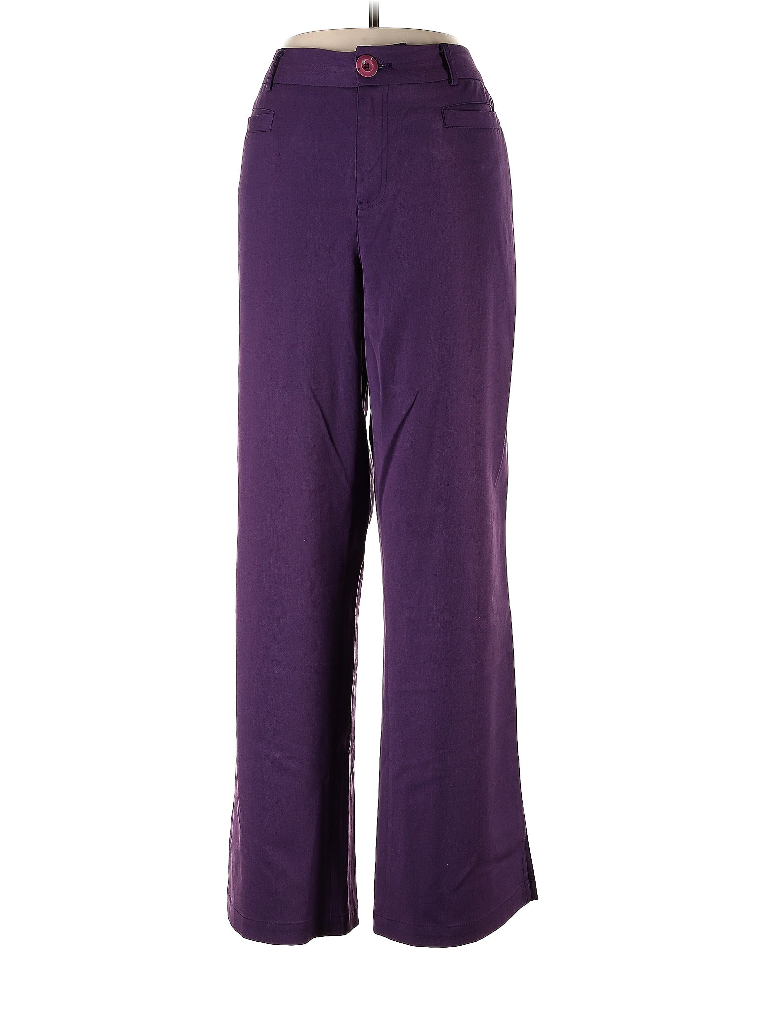 Metrostyle Purple Casual Pants Size 12 - 76% off | thredUP