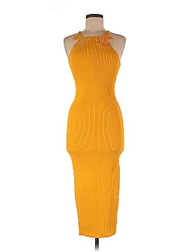 Self-Portrait  Inserted Lace Knit Dress (view 1)
