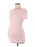 H&M Mama Solid Pink Short Sleeve T-Shirt Size M (Maternity) - photo 1