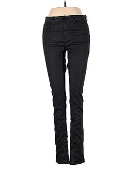 Esmara by Heidi Klum Solid Black Faux Leather Pants Size 6 - 55% off