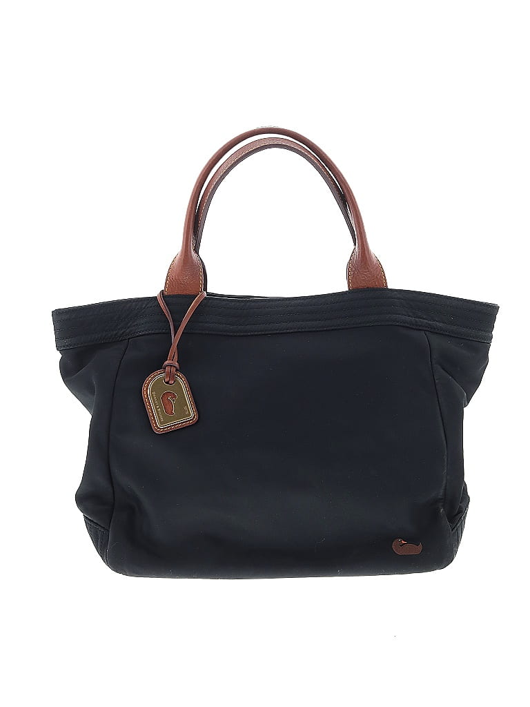 Dooney & Bourke Solid Black Blue Tote One Size - photo 1