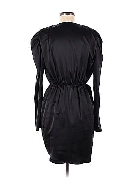 Kendall & Kylie Black Puff Sleeve V-Neck Dress (view 2)