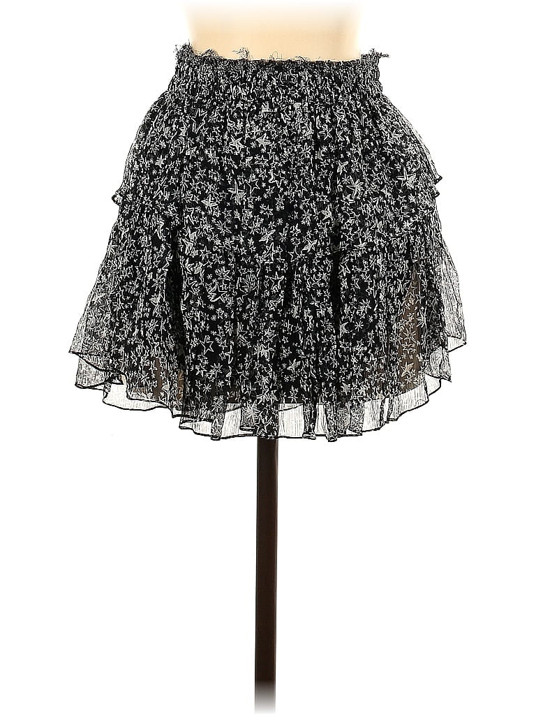 LoveShackFancy 100% Polyester Black Casual Skirt Size S - 76% off | thredUP