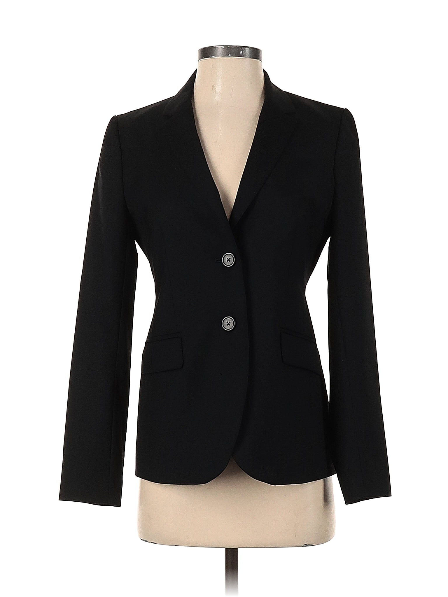 J.Crew 100% Wool Black Blazer Size 2 - 82% off | thredUP