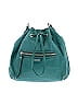 Coach Factory Solid Teal Leather Bucket Bag One Size - photo 1