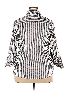 Ashley Stewart Long Sleeve Button-Down Shirt (view 2)
