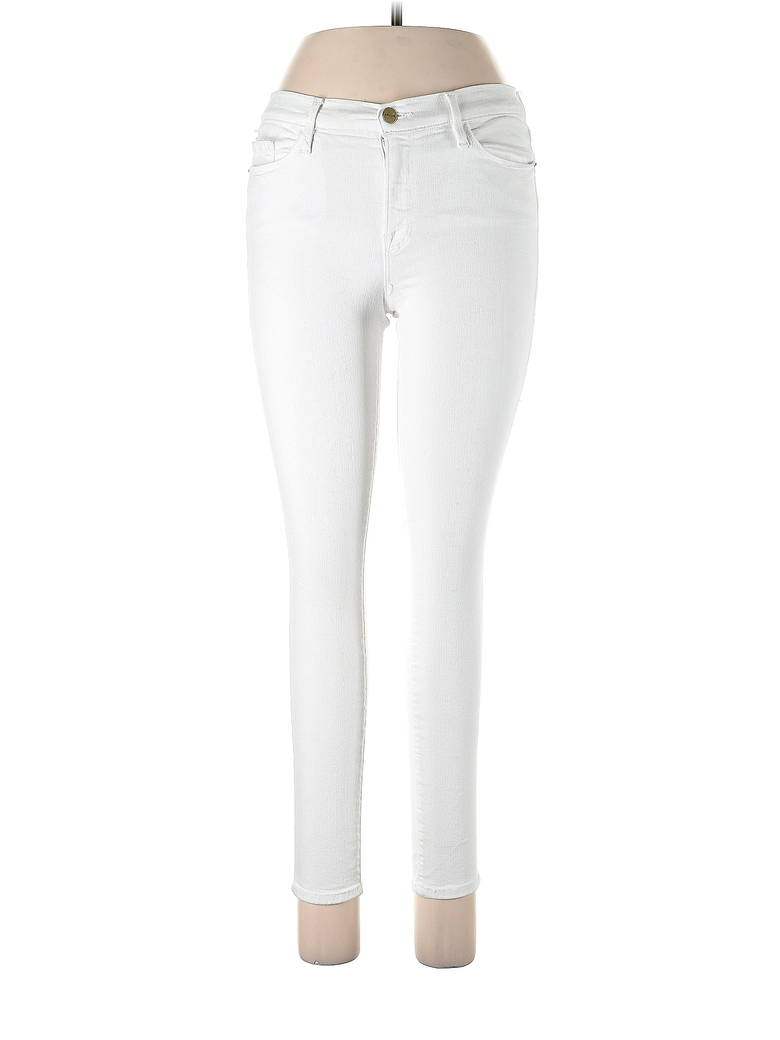 FRAME Denim White Jeans 31 Waist 78 off thredUP