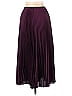 Tracy Reese 100% Polyester Solid Purple Burgundy Casual Skirt Size M - photo 2