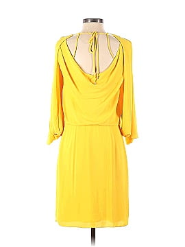 Halston Cape Sleeve Open Back Dress (view 2)
