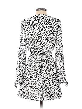 Great Jones Leopard Print Surplice Dress (view 2)