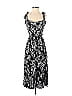 Slate & Willow Floral Multi Color Black Floral Tie Shoulder Dress Size S - photo 1