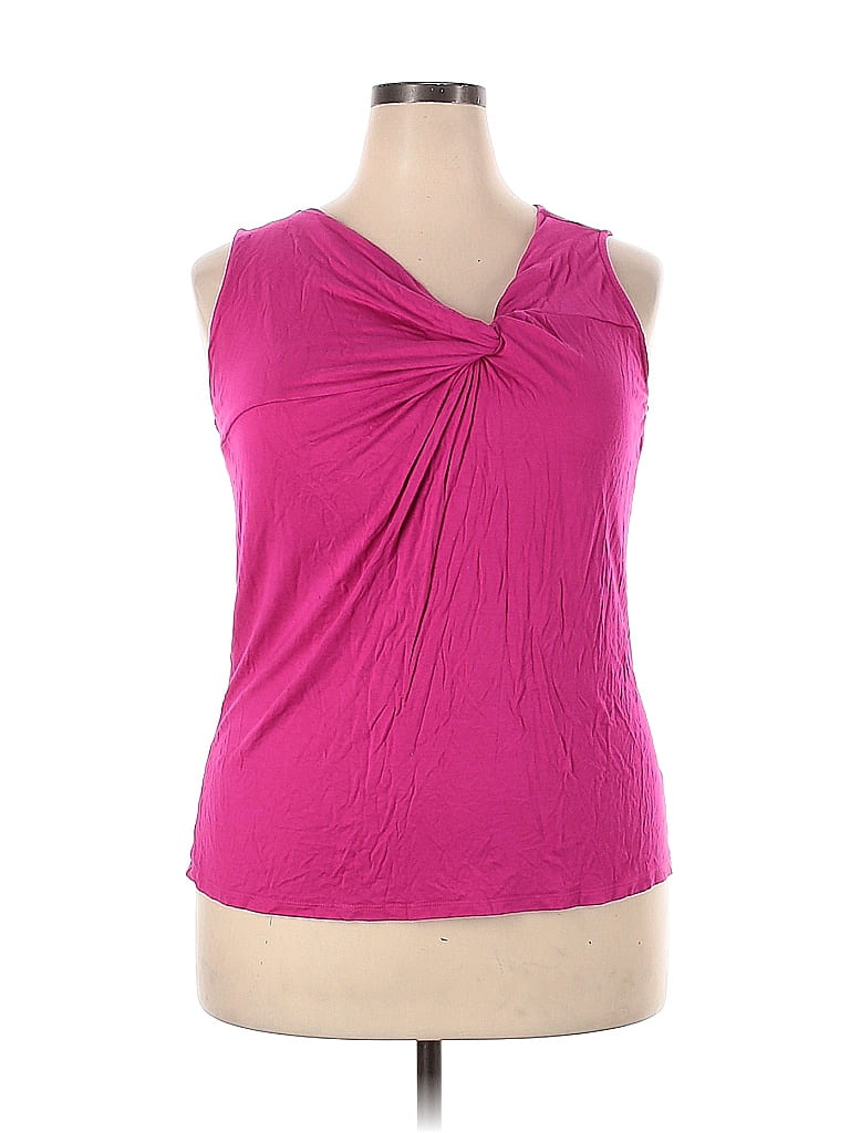 Thalia Sodi Pink Sleeveless Blouse Size XXL - 73% off | ThredUp