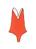 Intimately by Free People Solid Orange Bodysuit Size S - photo 1