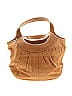 Coach 100% Leather Solid Brown Tan Leather Hobo One Size - photo 2