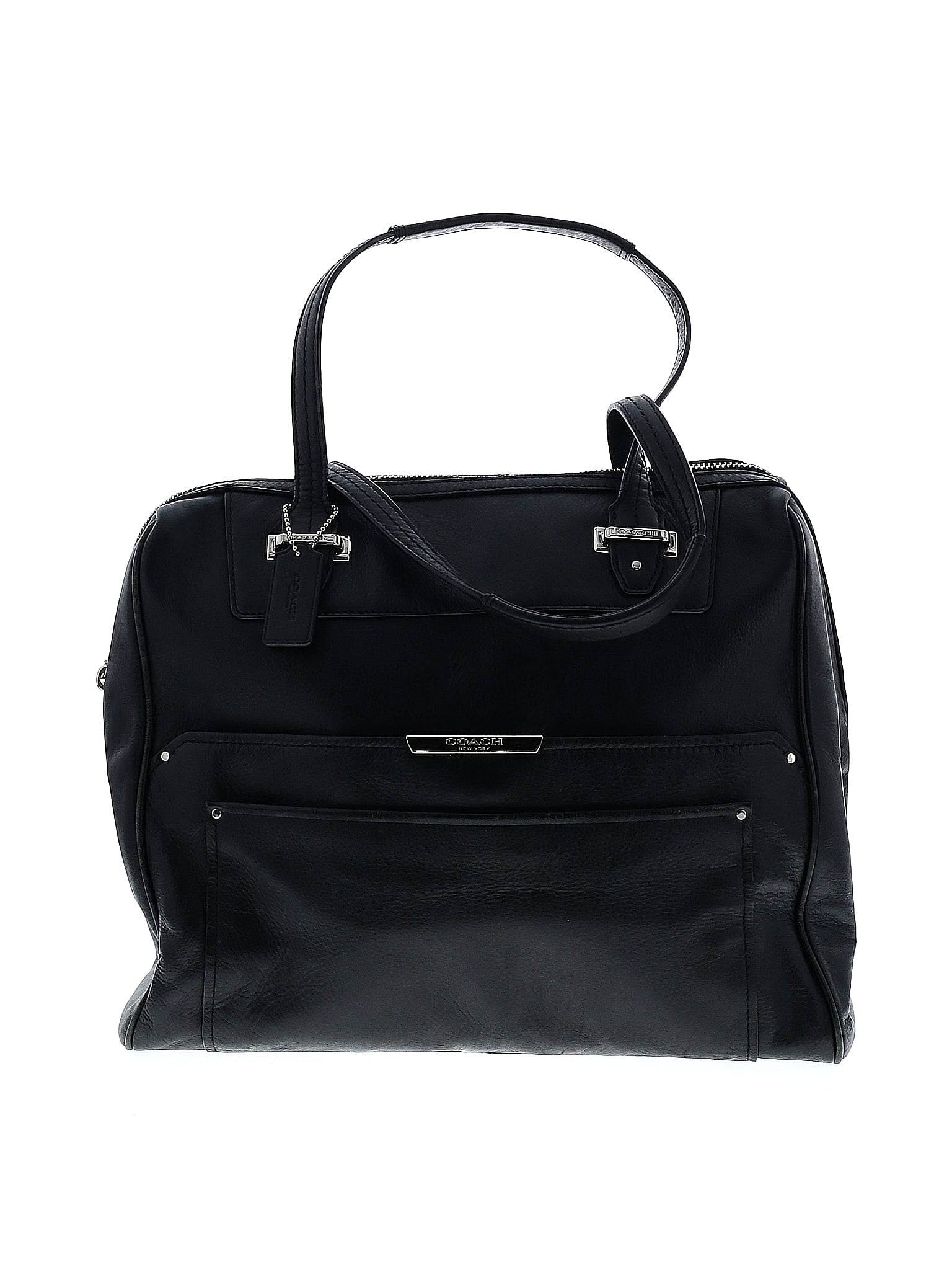 Coach Factory 100 Leather Black Leather Laptop Bag One Size 64 off