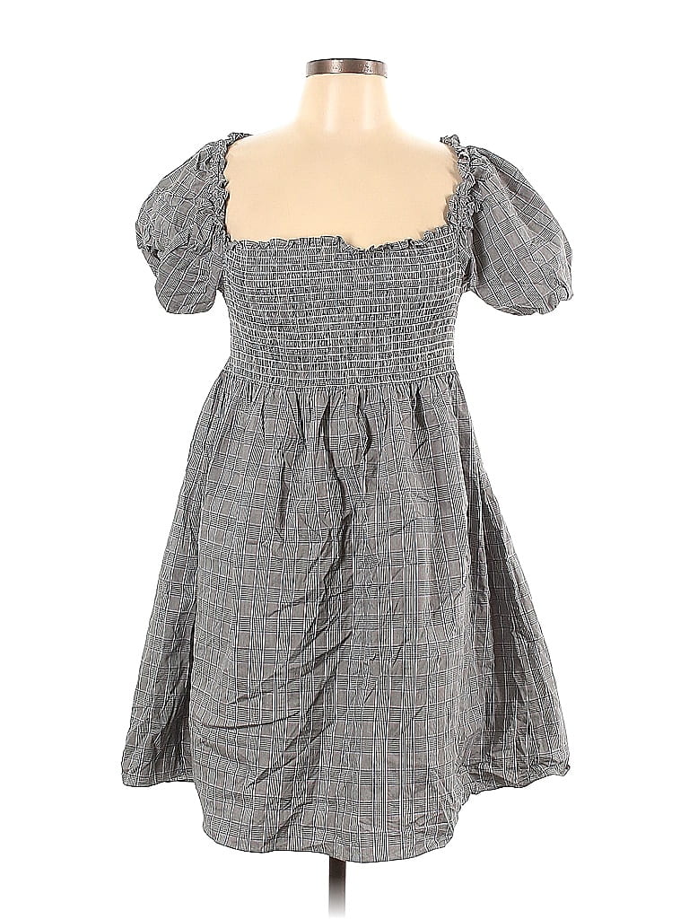 Hill House Gray Casual Dress Size L - photo 1
