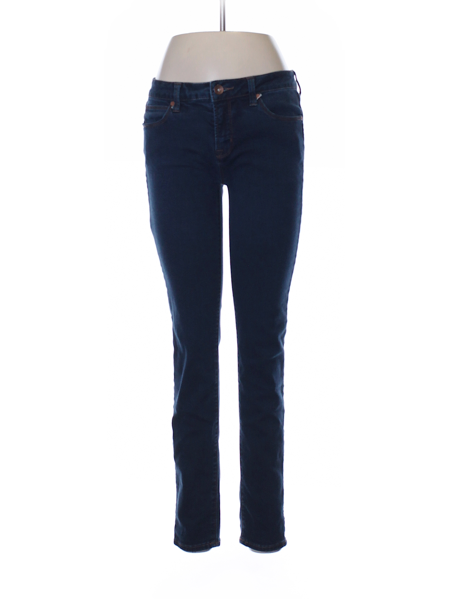 Jcpenney Solid Dark Blue Jeans 29 Waist - 70% off | thredUP