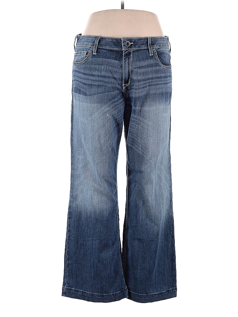 Ariat Solid Blue Jeans 34 Waist - photo 1