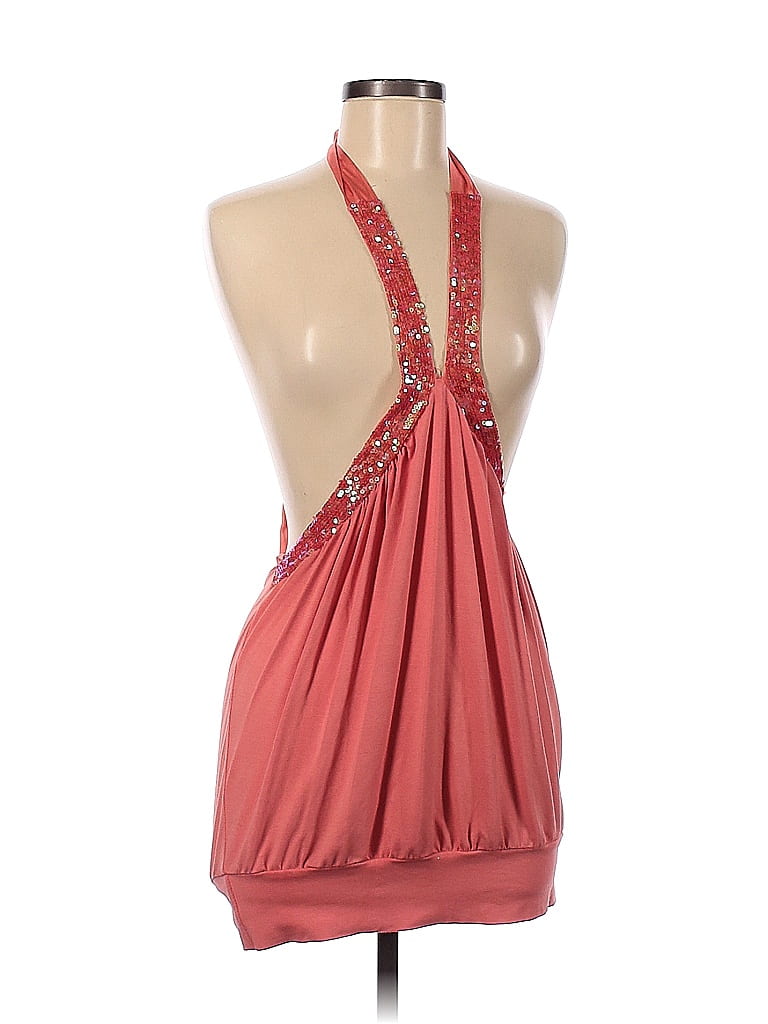 Arden B. Solid Pink Sleeveless Top Size M - photo 1