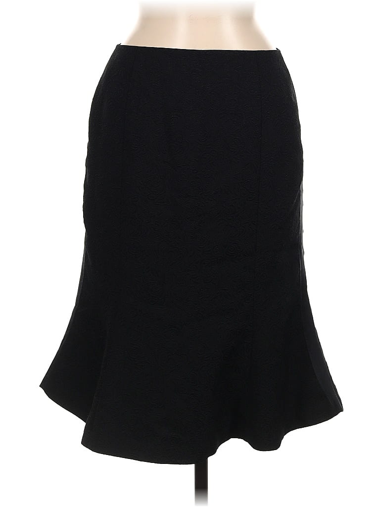 The Look by Randolph Duke 100% Polyester Black Casual Skirt Size 6 - 68 ...