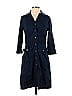 Converse One Star Solid Navy Blue Casual Dress Size S - photo 1