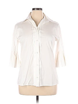 Armani Collezioni 3/4 Sleeve Button-Down Shirt (view 1)