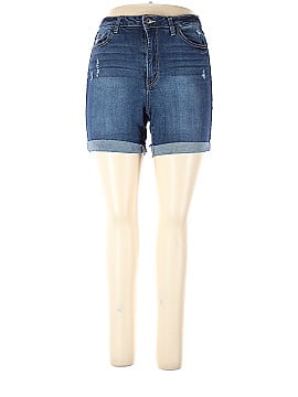 Wax Jean Denim Shorts (view 1)