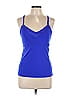 Alo Solid Blue Active Tank Size L - photo 1