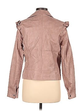 J2 BY JOUJOU Faux Leather Jacket (view 2)