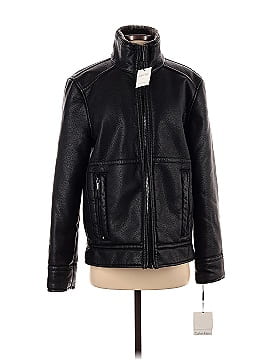 Calvin Klein Faux Leather Jacket (view 1)