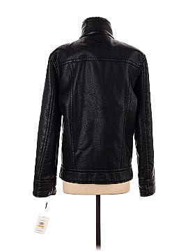 Calvin Klein Faux Leather Jacket (view 2)