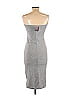 Heart & Hips Solid Gray Casual Dress Size L - photo 2