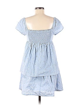 RTR Now Blue Eyelet Babydoll Dress (view 2)