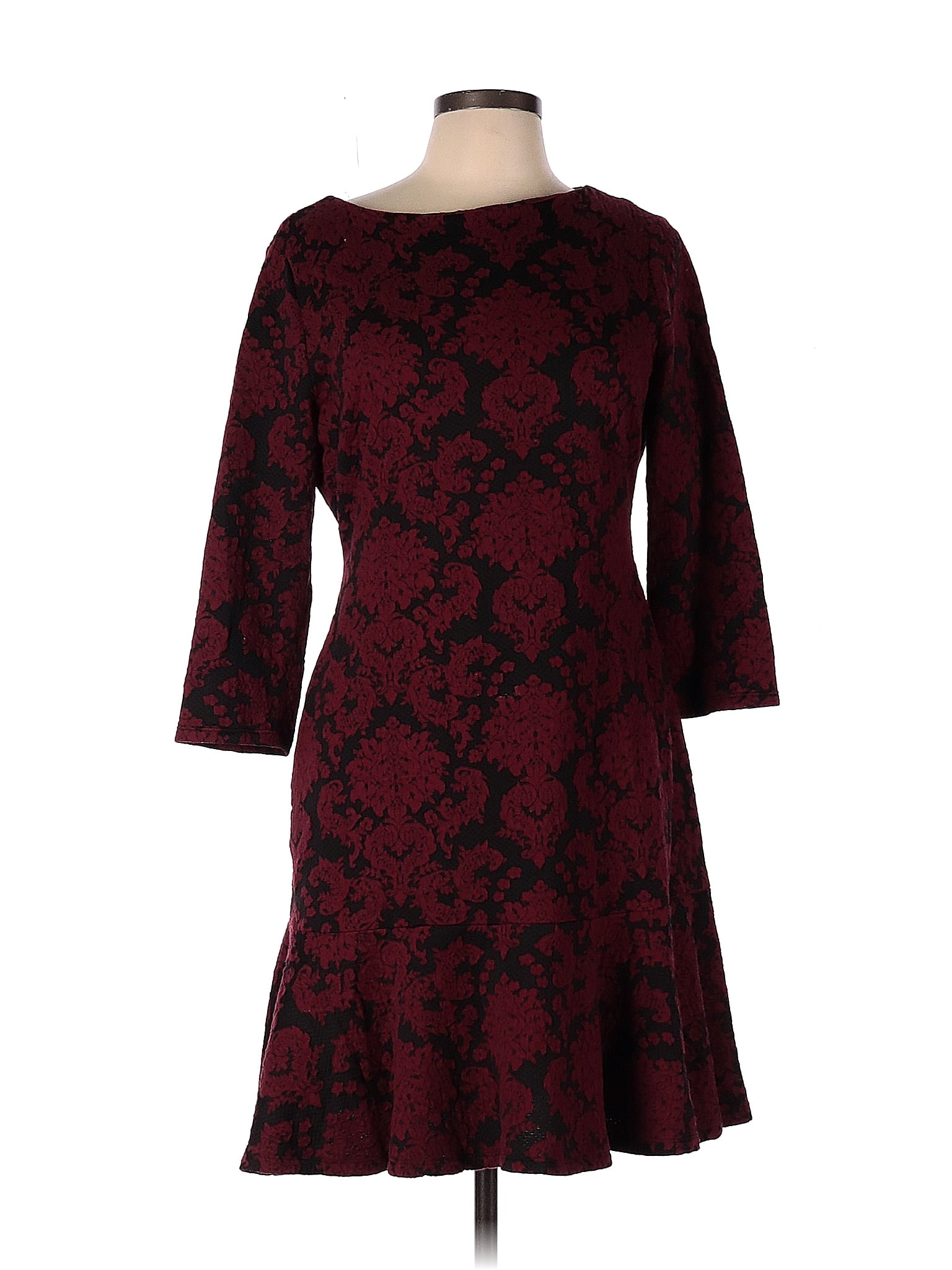 Ivanka Trump Burgundy Cocktail Dress Size 12 - 76% off | thredUP