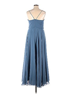 Jenny Yoo Collection Slate Blue Inesse Gown (view 2)